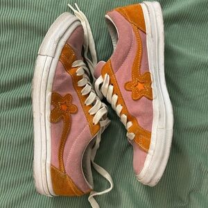 Converse x Golf Le Fleur Pink and Orange Mens 10 / Womens 12